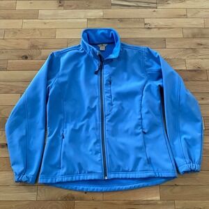 Woolrich Womens Softshell Jacket Size Large Fleece Lined Full Zip Outdoor